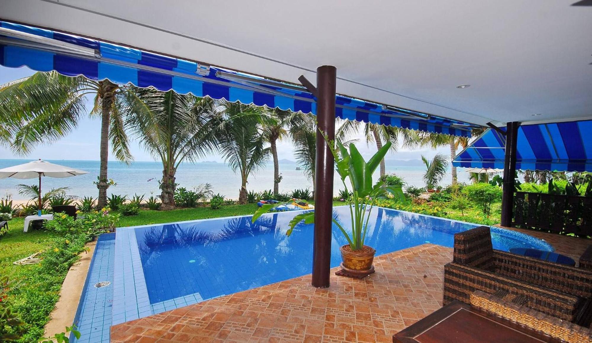 Beachfront Oasis With Private Pool And Jacuzzi On Samuis Bang Por Ban Bang Po